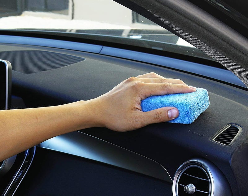 AUTO CARE Autocare 10 Pack Car Wax Applicator Pad Rectangle Foam Premium Grade Microfiber Applicator Pads - Image 5
